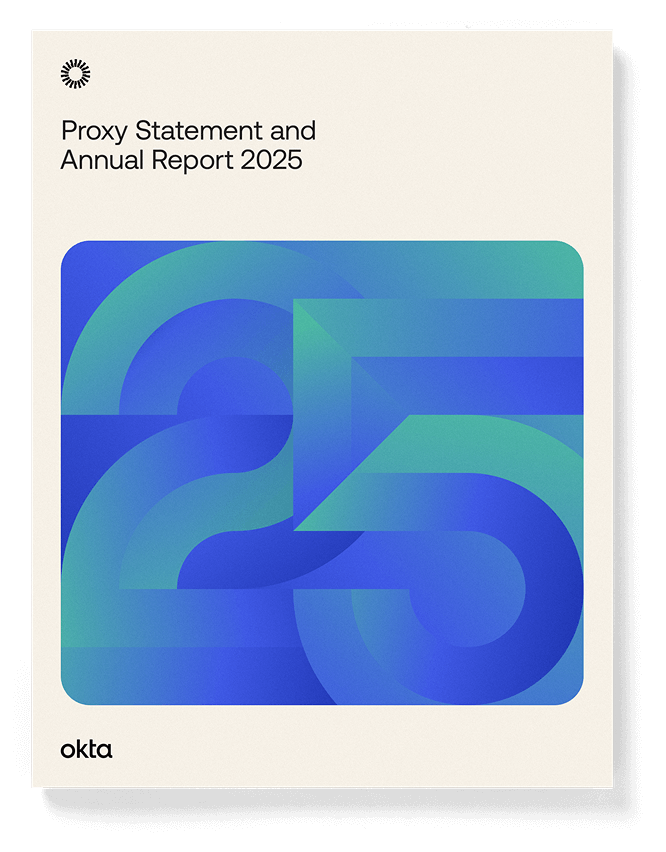 Okta 2025 Annual Report cover