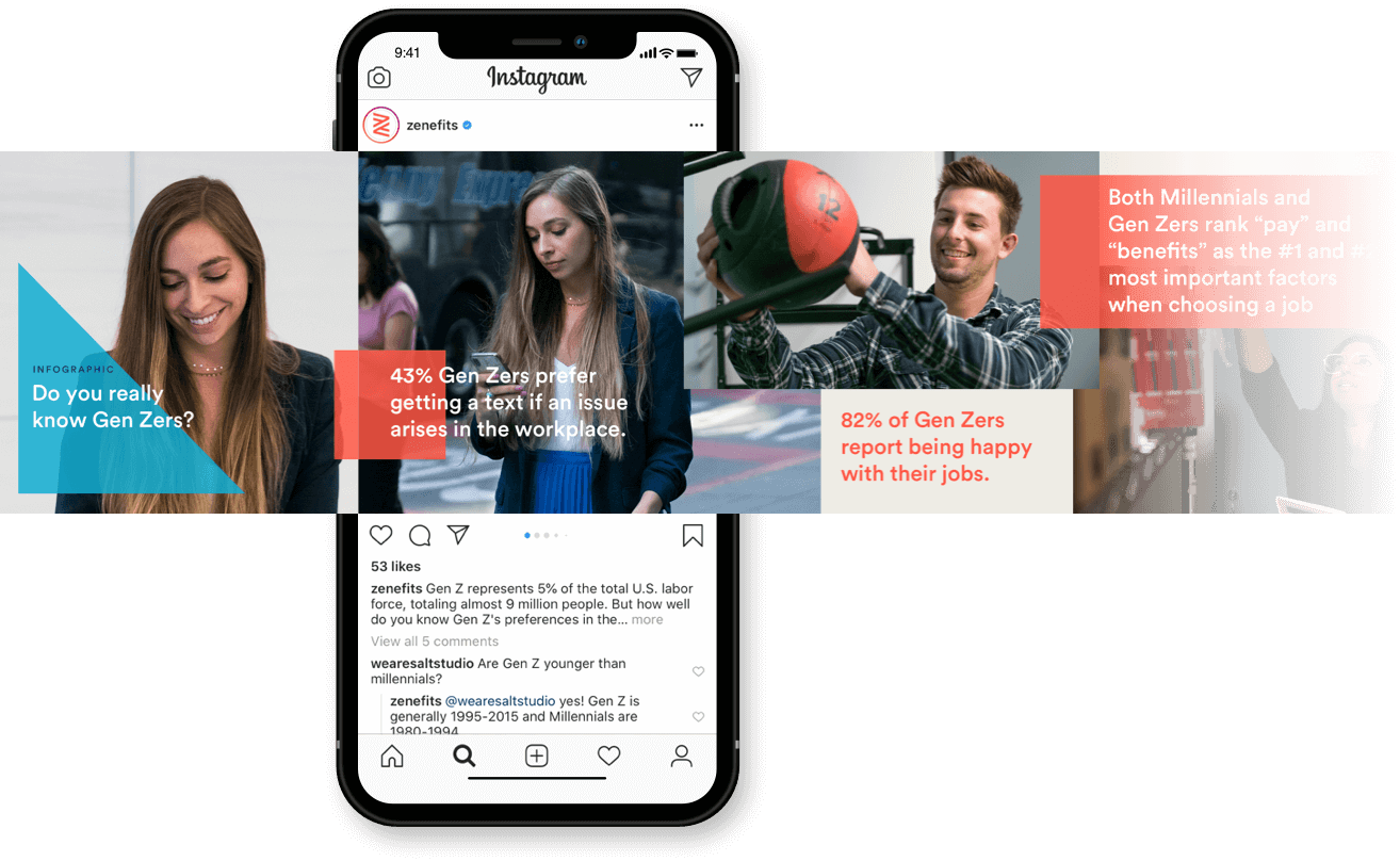 Zenefits social media promotions